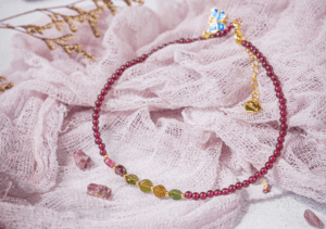 The Good Health Anklet -crystal stone anklet